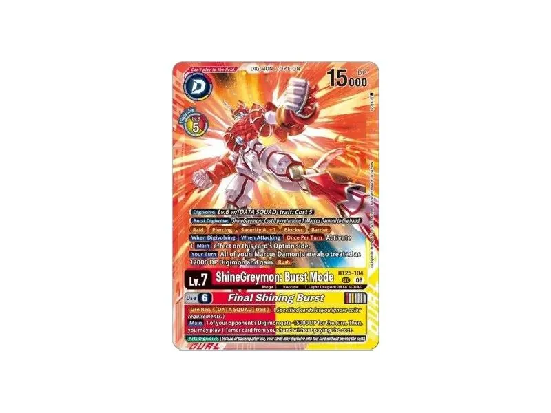 ShineGreymon: Burst Mode
