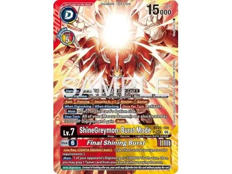 ShineGreymon: Burst Mode (Alternate Art)