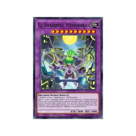 El Shaddoll Meshahrail (Starlight Rare)