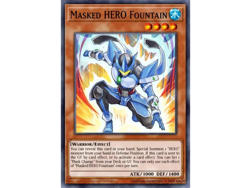 Masked HERO Fountain (Secret Rare)