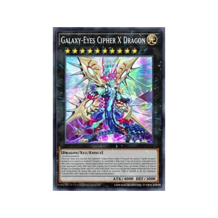 Galaxy-Eyes Cipher X Dragon (Secret Rare)