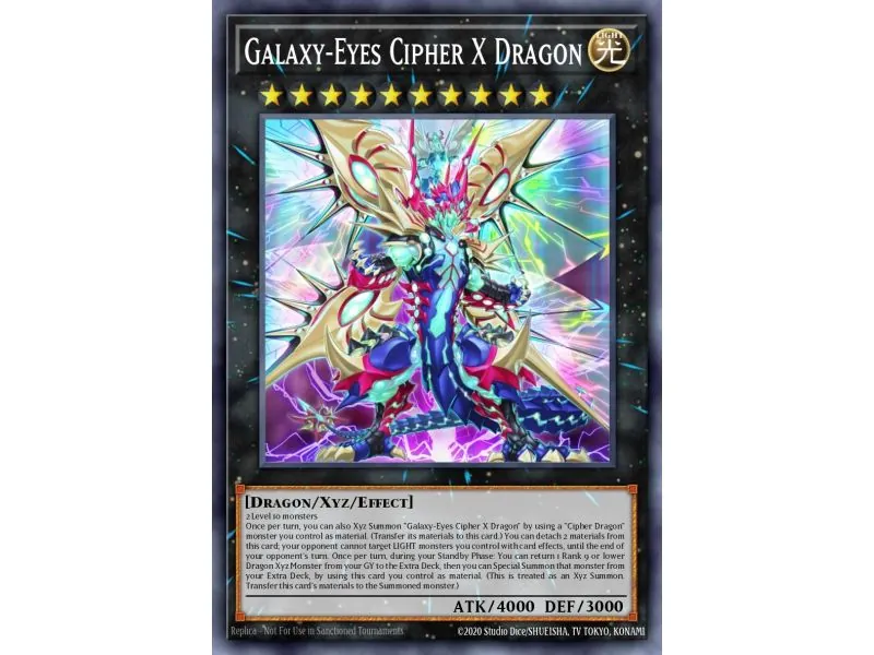 Galaxy-Eyes Cipher X Dragon (Secret Rare)
