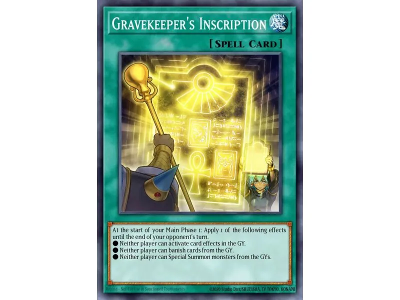 Gravekeeper's Inscription (Ultra Rare)