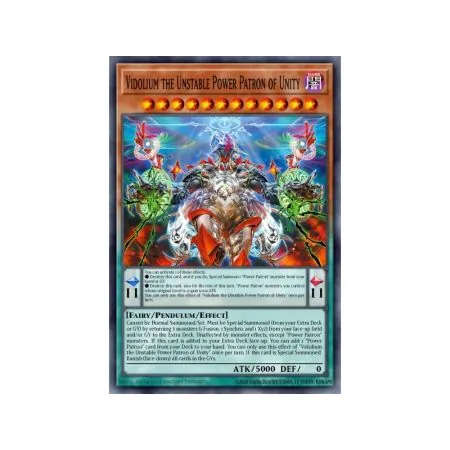 Vidolium the Unstable Power Patron of Unity