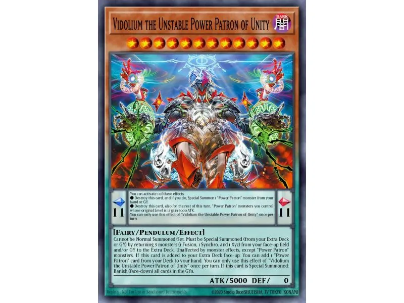 Vidolium the Unstable Power Patron of Unity