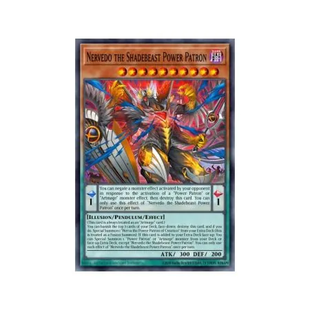 Nervedo the Shadebeast Power Patron