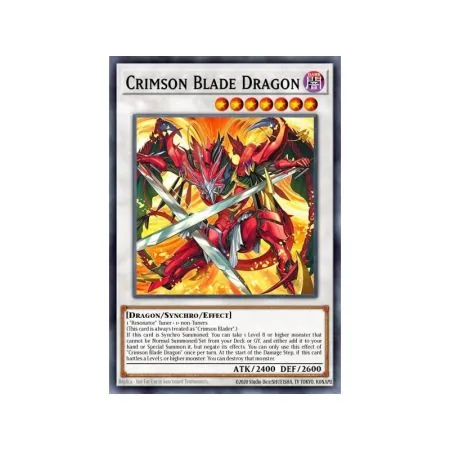 Crimson Blade Dragon (Starlight Rare)