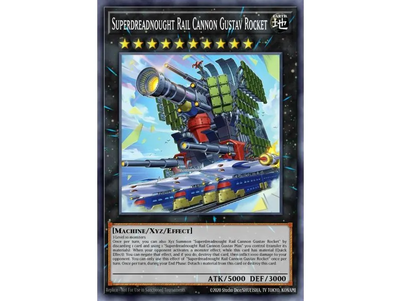 Superdreadnought Rail Cannon Gustav Rocket (Starlight Rare)