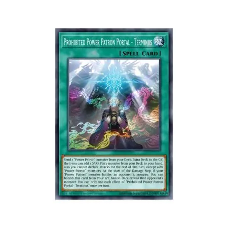 Prohibited Power Patron Portal - Terminus