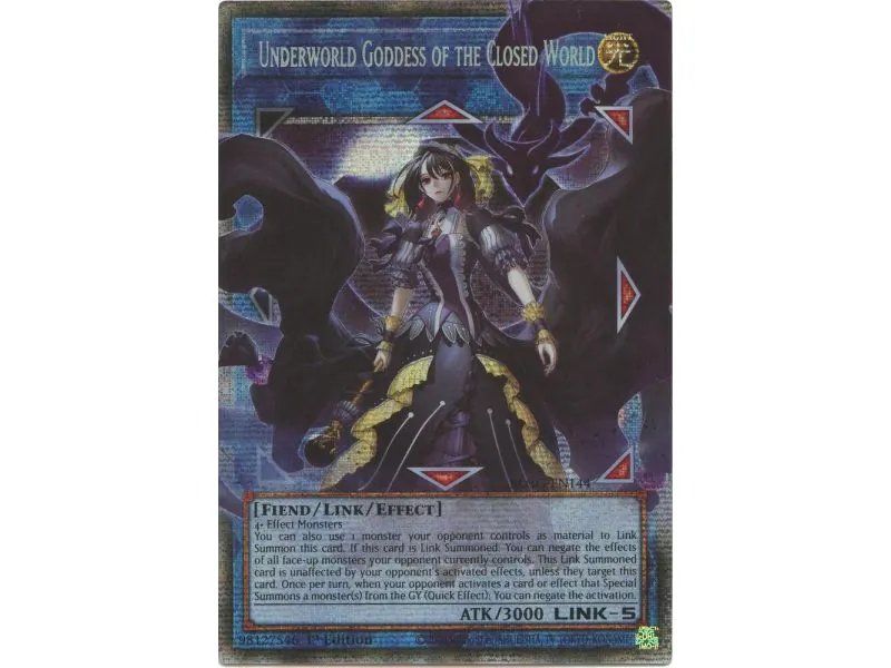 Underworld Goddess of the Closed World (Overframe/Starlight Rare)