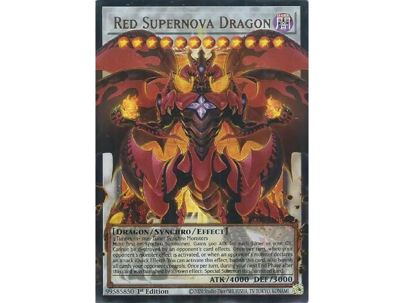 Red Supernova Dragon (Overframe/Ultra Rare)