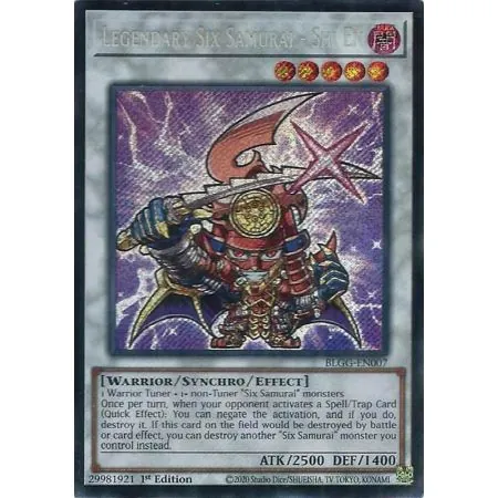Legendary Six Samurai - Shi En (Secret Rare)