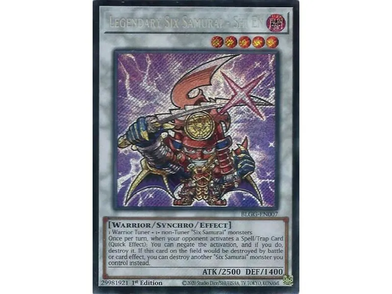 Legendary Six Samurai - Shi En (Secret Rare)