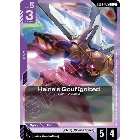 Heine's Gouf Ignited
