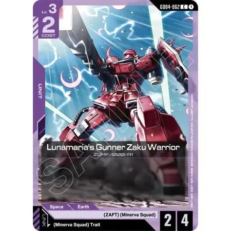 Lunamaria's Gunner Zaku Warrior
