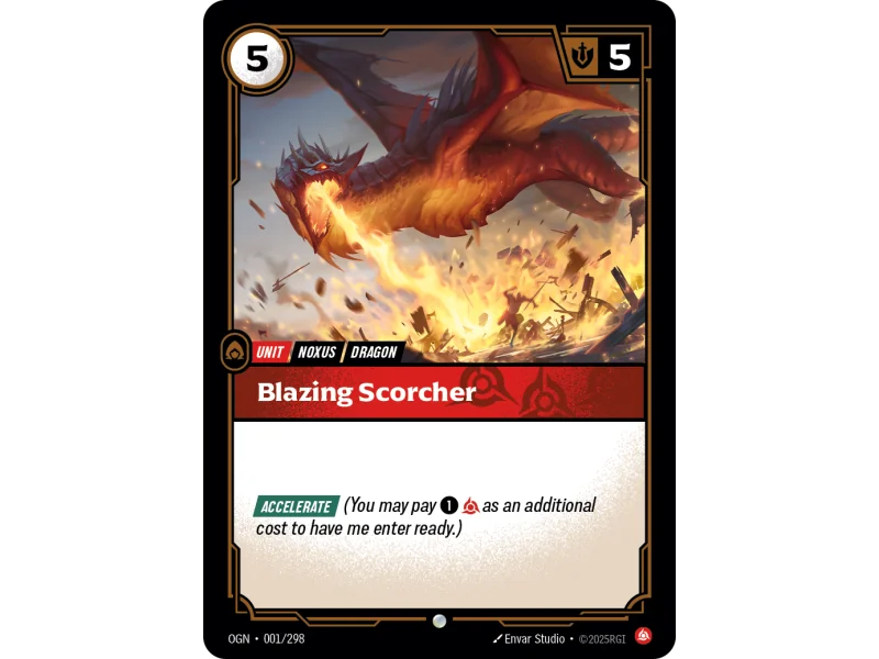 Blazing Scorcher OGN-001 | Origins | ProCards México