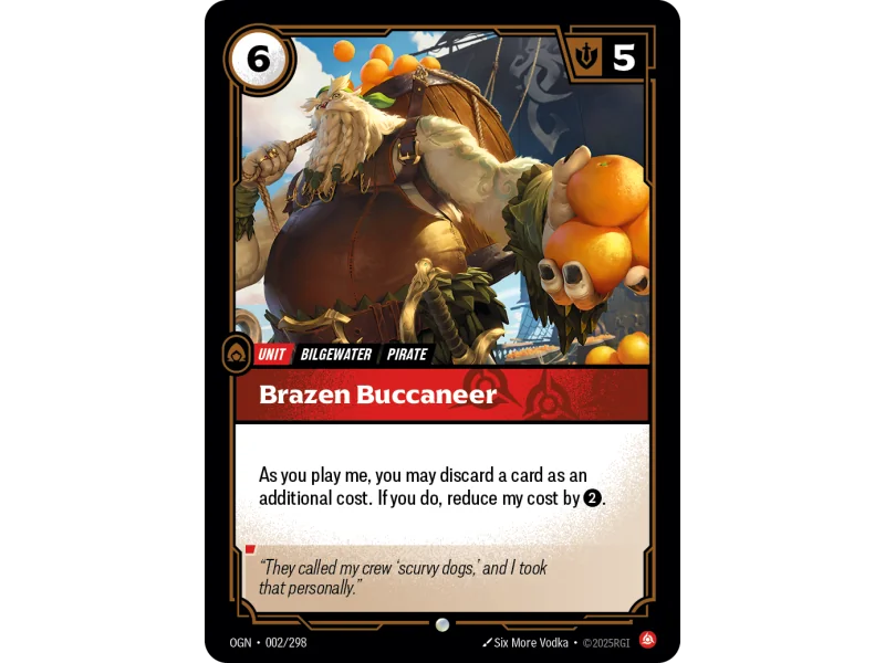 Brazen Buccaneer OGN-002 | Origins | ProCards México