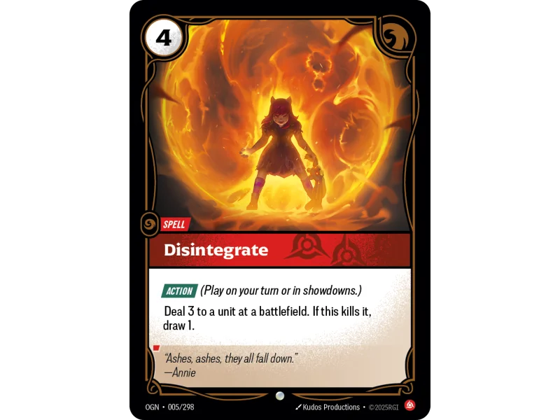 Disintegrate OGN-005 | Origins | ProCards México