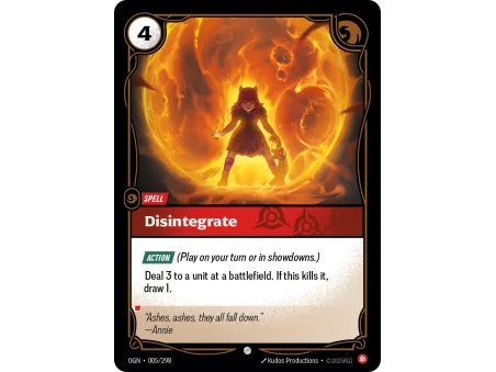 Disintegrate OGN-005 | Origins | ProCards México