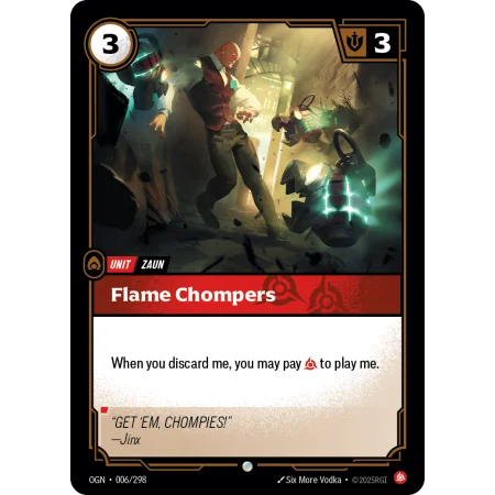 Flame Chompers OGN-006 | Origins | ProCards México