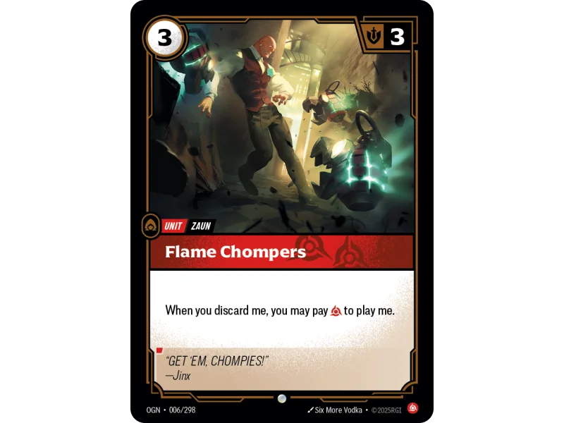 Flame Chompers OGN-006 | Origins | ProCards México