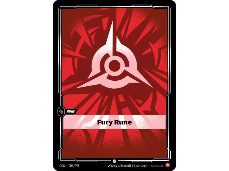 Fury Rune OGN-007 | Origins | ProCards México