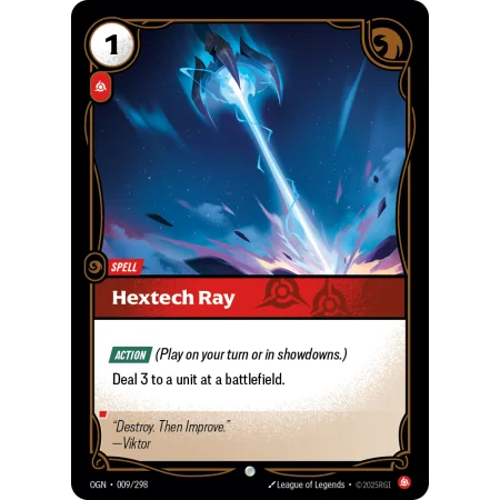 Hextech Ray OGN-009 | Origins | ProCards México