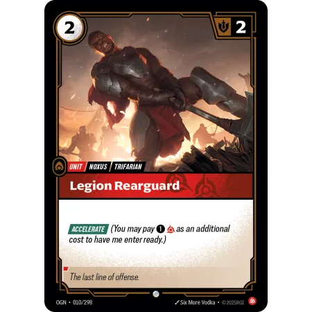 Legion Rearguard OGN-010 | Origins | ProCards México