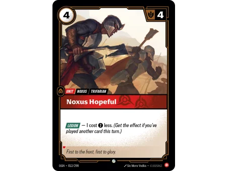 Noxus Hopeful OGN-012 | Origins | ProCards México