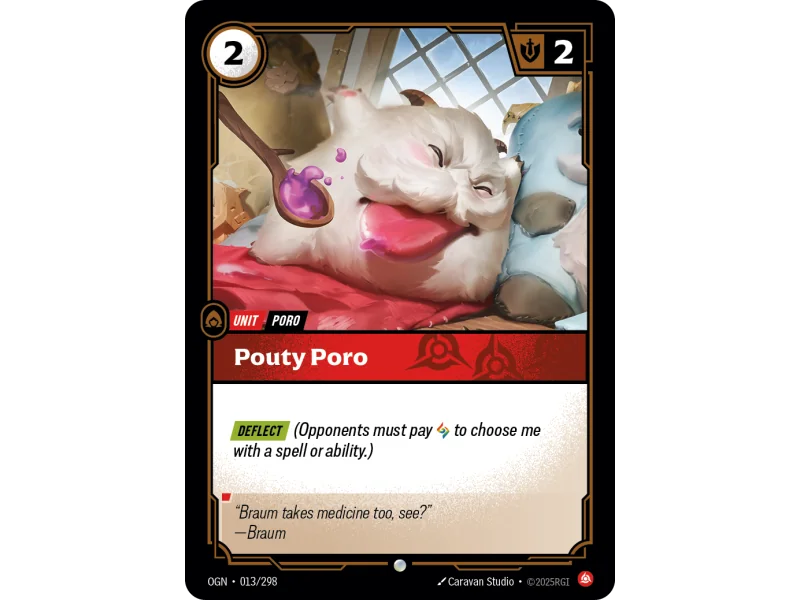 Pouty Poro OGN-013 | Origins | ProCards México