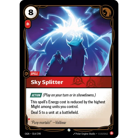 Sky Splitter OGN-014 | Origins | ProCards México