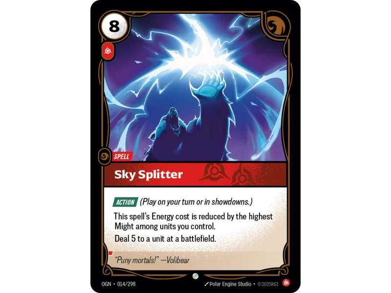 Sky Splitter OGN-014 | Origins | ProCards México