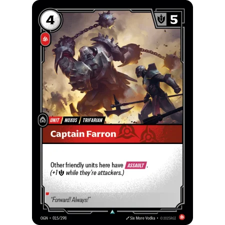 Captain Farron OGN-015 | Origins | ProCards México