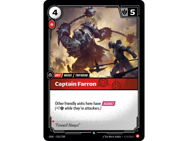 Captain Farron OGN-015 | Origins | ProCards México