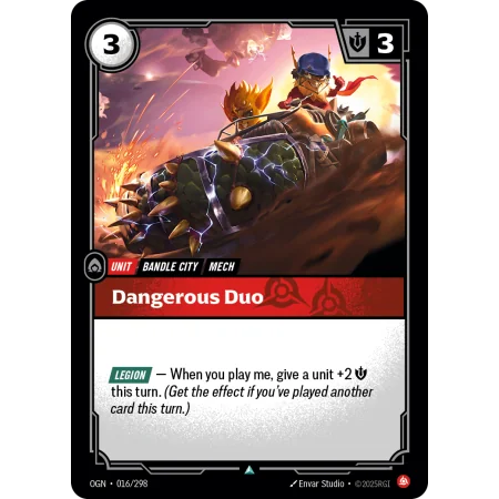 Dangerous Duo OGN-016 | Origins | ProCards México