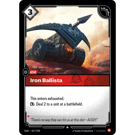 Iron Ballista OGN-017 | Origins | ProCards México