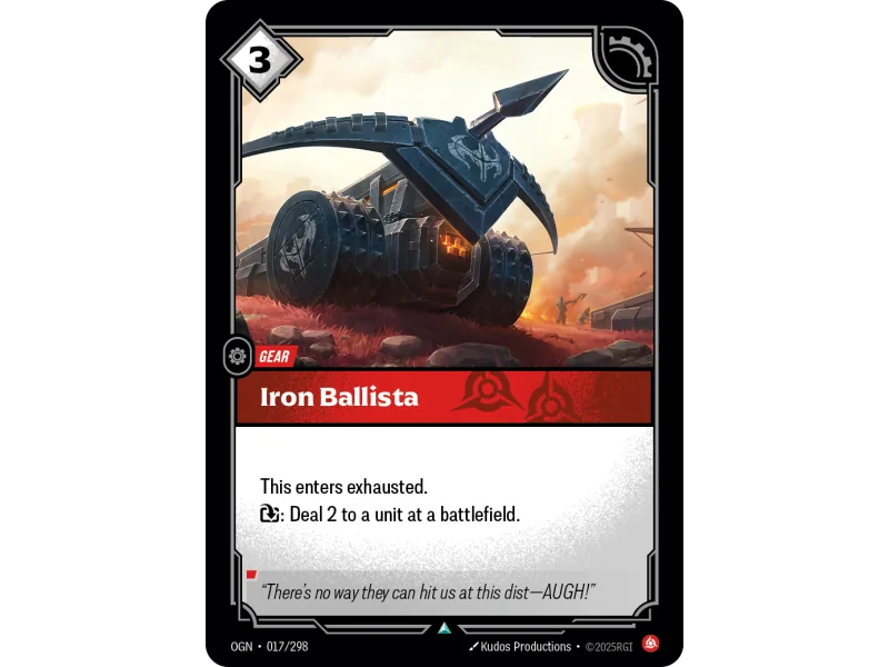 Iron Ballista OGN-017 | Origins | ProCards México