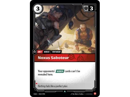 Noxus Saboteur OGN-018 | Origins | ProCards México
