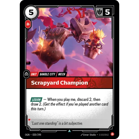 Scrapyard Champion OGN-020 | Origins | ProCards México