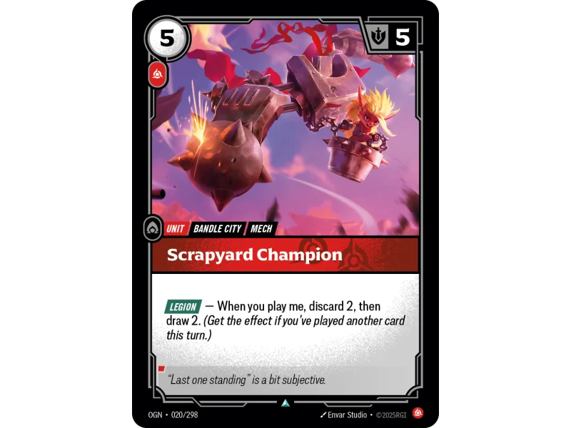 Scrapyard Champion OGN-020 | Origins | ProCards México