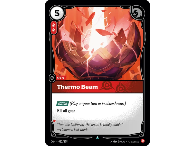 Thermo Beam OGN-022 | Origins | ProCards México