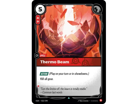 Thermo Beam OGN-022 | Origins | ProCards México