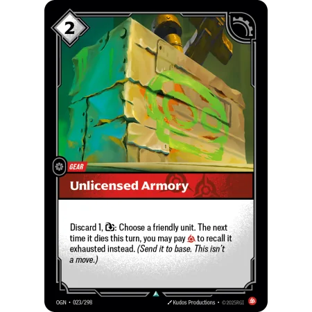Unlicensed Armory OGN-023 | Origins | ProCards México