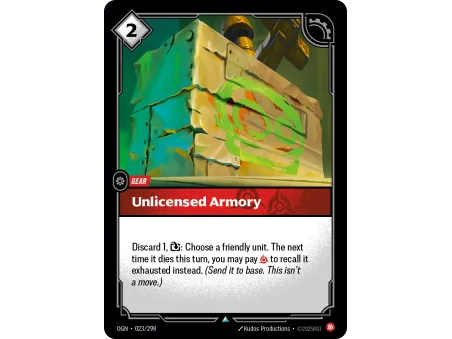 Unlicensed Armory OGN-023 | Origins | ProCards México