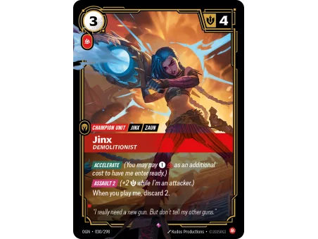 Jinx, Demolitionist OGN-030 | Origins | ProCards México