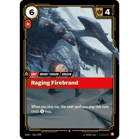 Raging Firebrand OGN-031 | Origins | ProCards México