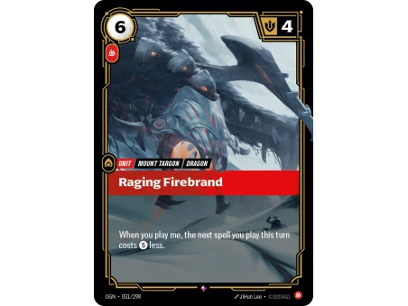 Raging Firebrand OGN-031 | Origins | ProCards México