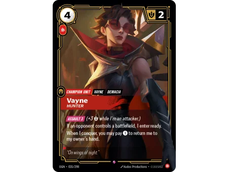 Vayne, Hunter OGN-035 | Origins | ProCards México