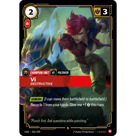 Vi, Destructive OGN-036 | Origins | ProCards México