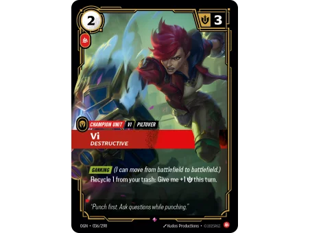 Vi, Destructive OGN-036 | Origins | ProCards México